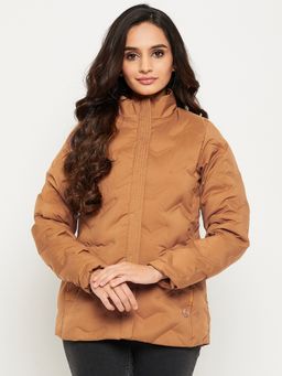 Duke - Women Brown Stardust Women Full Sleeve Jacket