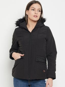Duke - Black Stardust Women Full Sleeve Jacket