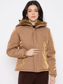Duke - Brown Stardust Women Full Sleeve Jacket