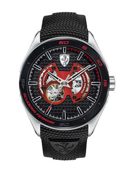 Scuderia Ferrari - Gran Premio 0830348 Black Dial Quartz Watch For Men
