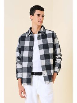 Allen Solly - Men Black and White Shacket