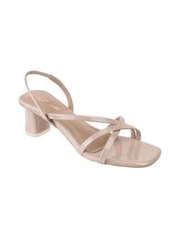 Catwalk - Court Beige Synthetic Sandal Heels
