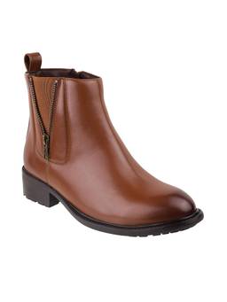 Catwalk - Court Tan Polyurethane Chelsea Boots