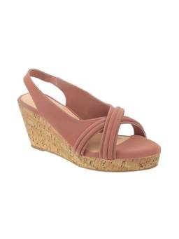 Catwalk - Court Pink Polyurethane Wedges Heels