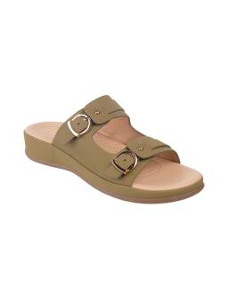 Catwalk - Court Green Polyurethane Sandals