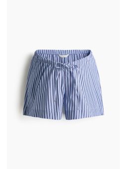H&M - Women Blue Mama Drawstring Shorts