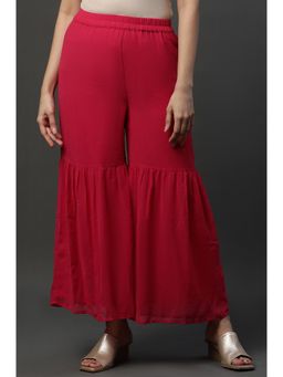 Elleven - Pink Polka Dots Printed Mid Waist Sharara