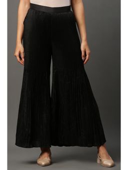 Elleven - Black Pleated Mid Waist Sharara