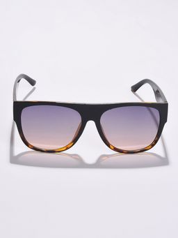 Haute Sauce - Women Purple Lens Brown Wayfarer Sunglasses (60)