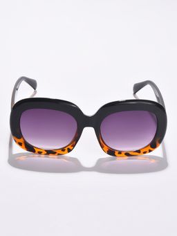 Haute Sauce - Women Purple Lens Multi-Color Oval Sunglasses (60)