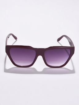 Haute Sauce - Women Purple Lens Purple Wayfarer Sunglasses (60)