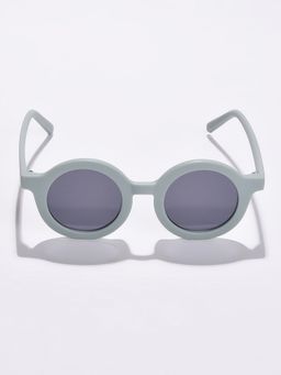 Haute Sauce - Women Grey Lens Silver Oval Sunglasses (41)