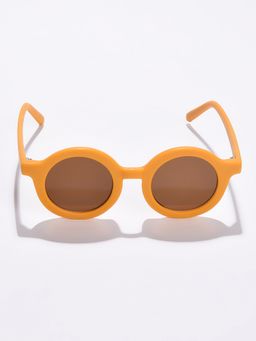 Haute Sauce - Women Brown Lens Orange Oval Sunglasses (39)