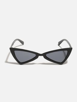 Haute Sauce - Women Grey Lens Black Butterfly Sunglasses (45)