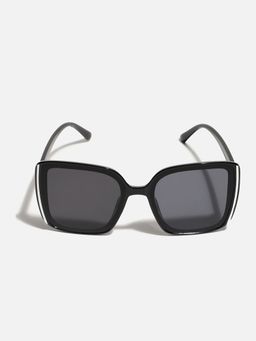 Haute Sauce - Women Grey Lens Black Butterfly Sunglasses (60)