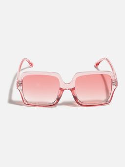Haute Sauce - Women Pink Lens Pink Butterfly Sunglasses (55)