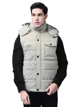 WOODLAND - Men Green Puffer Jacket