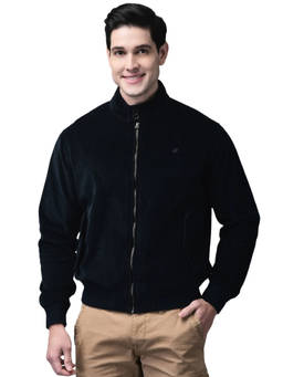 WOODS - Black Solid Bomber Jacket