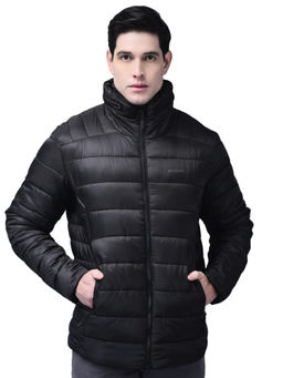 WOODLAND - Men Black Solid Puffer Jacket