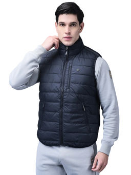 WOODLAND - Men Navy Blue Puffer Jacket