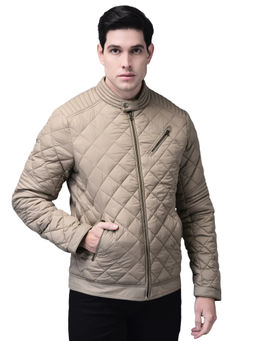 Men's Olive Puffer Jacket — Merope main image 0