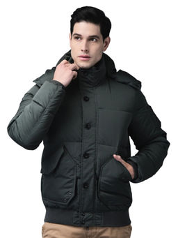 WOODLAND - Men Olive Solid Puffer Jacket