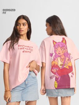 The Souled Store - Originals Left My Rizz Women Oversized T-Shirt