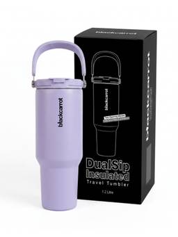 BlackCarrot - Dualsip Double Wall Insulated Stainless Steel Tumbler - 1.2 Litres