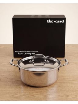 BlackCarrot - Purecook Triply Stainless Steel Casserole with Stainless Steel Lid - 3 Litres