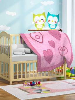Chic Home - Premium Printed 6 Layers Muslin Soft Cotton Blanket All Seasons Quilt Wrap New Born Baby