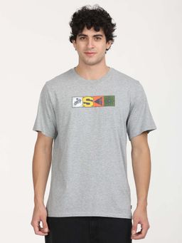 Levi's - Men Grey Graphic Print Comfort Fit T-Shirt