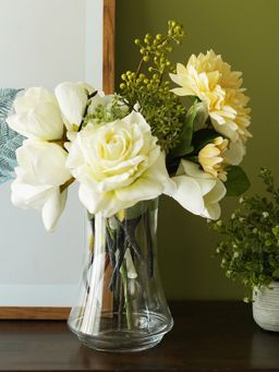 Pure Home + Living - Clear Tall Glass Vase