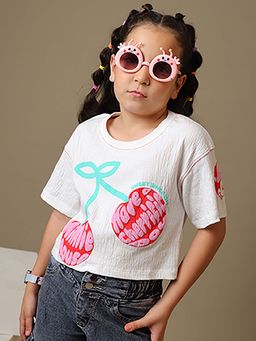 Kidsville - Official Mickey and Friends Puff Boxy Fit Crinkle T-shirt-Multi-Color