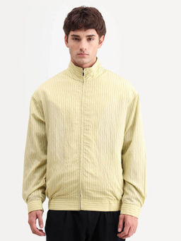 Rare Rabbit - Yellow Striped Elasticated Jacket