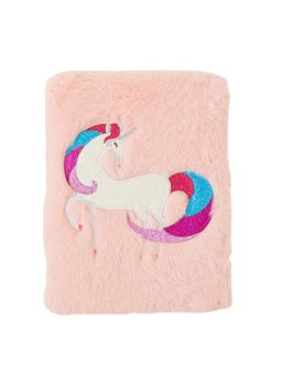 Accessorize London - Fluffy Unicorn Notebook