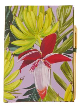 Accessorize London - Tropical Notebook and Pen (Set of 2)