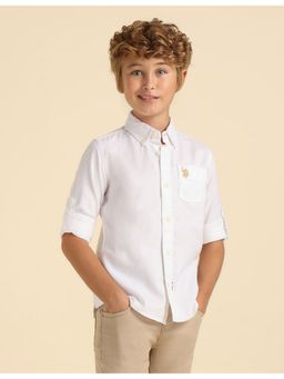 U.S. POLO ASSN. - Boys Dobby Cotton Shirt