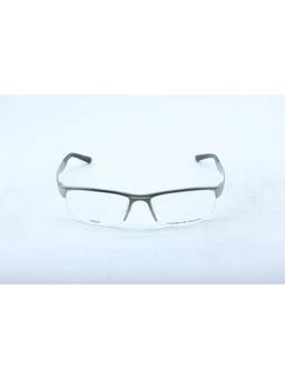 Porsche Design - Black Rectangular Metal Blue Block Frame (P8182 58B) (58)