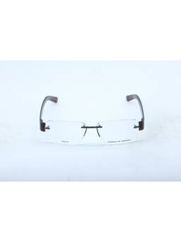 Porsche Design - Red Rectangular Metal Blue Block Frame (P8206 53D) (53)