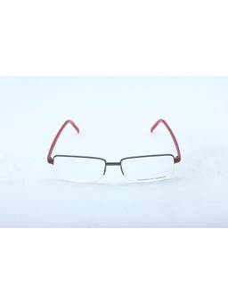 Porsche Design - Red Rectangular Metal Blue Block Frame (P8216B) (52)