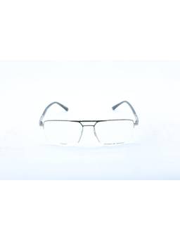 Porsche Design - Silver Rectangular Metal Blue Block Frame (P8398 56B) (56)