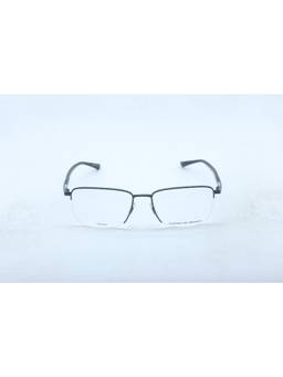 Porsche Design - Black Rectangular Metal Blue Block Frame (P8730 54D) (54)