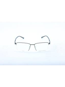 Porsche Design - Black Rectangular Metal Blue Block Frame (P8730 56C) (56)
