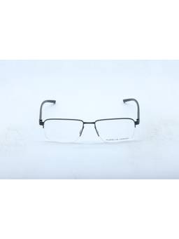Porsche Design - Black Rectangular Metal Blue Block Frame (P8747 56B) (56)