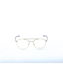 Porsche Design - Gold Round Metal Blue Block Frame (P8754 52B) (52)