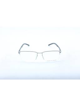 Porsche Design - Silver Rectangular Metal Blue Block Frame (P8757 57B) (57)