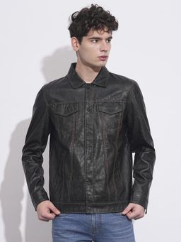 Being Human - Solid Black Long Sleeves Jackets