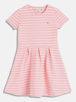 Tommy Hilfiger - Girls Pink Stripes Dress