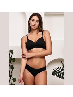 PrettyCat - Women's Everyday Comfort Lightly Padded Non-Wired Bra Panty Set