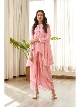Pasha India - Taffy Pink Dhoti Kurti Dress
